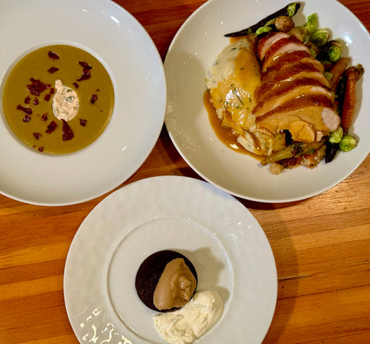 Christmas Dinner for Two Food & Wine Package - AVAILABLE DEC 24 ONLY