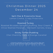 Christmas Three-Course Meal Kit - AVAILABLE DEC 24 ONLY-SERVES ONE