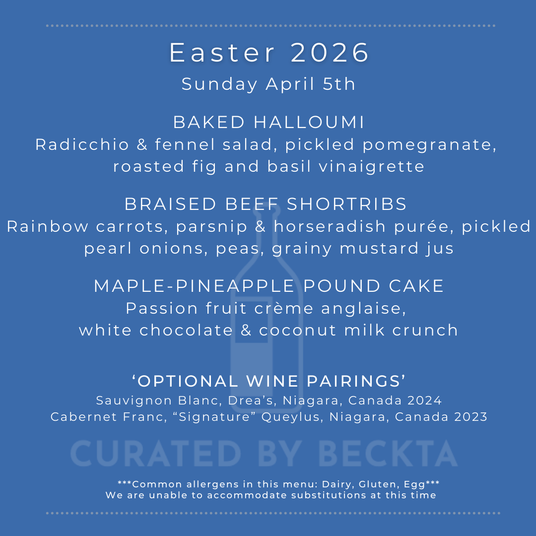 Easter "Dinner for Two" Food & Wine Package - April 5th ONLY