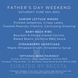 Father's Day Weekend "Dinner for Two" Food & Wine Package - June 15th ONLY