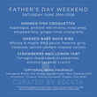 Father's Day Weekend "Dinner for Two" Food & Wine Package - June 20th ONLY