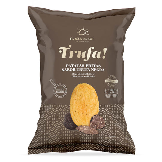 Plaza del Sol Potato Chips (Black Truffle Flavour) - 115g Bag