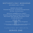 Mother's Day Weekend Three-Course Meal Kit - May 11th ONLY -SERVES ONE