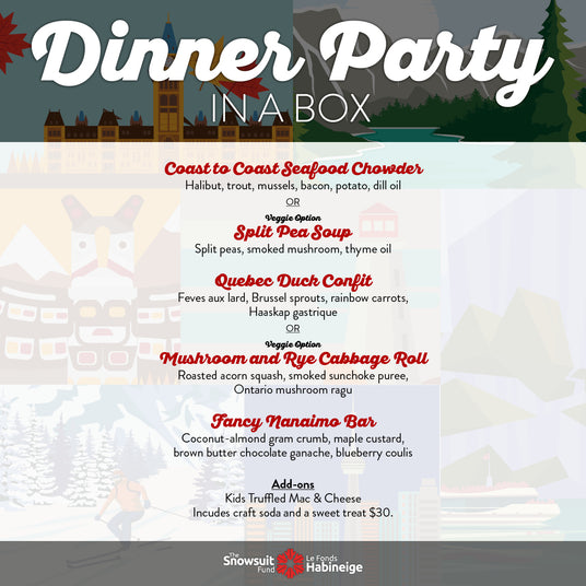 Snowsuit Fund's Dinner Party-In-A-Box NOVEMBER 29 ONLY