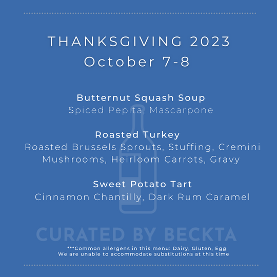 Thanksgiving 2023 Three-Course Meal Kit
