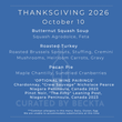 Thanksgiving "Dinner for Two with Wine" - October 10 ONLY