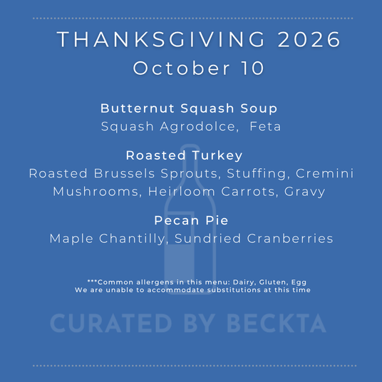 Thanksgiving Meal Kit Serves One - October 10 ONLY